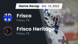 Recap: Frisco  vs. Frisco Heritage  2022