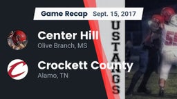 Recap: Center Hill  vs. Crockett County  2017