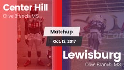 Matchup: Center Hill High vs. Lewisburg  2017