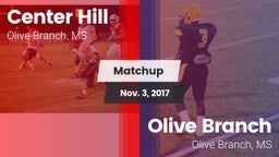Matchup: Center Hill High vs. Olive Branch  2017