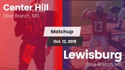 Matchup: Center Hill High vs. Lewisburg  2018