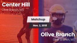 Matchup: Center Hill High vs. Olive Branch  2018