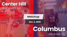 Matchup: Center Hill High vs. Columbus  2019