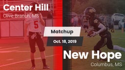 Matchup: Center Hill High vs. New Hope  2019