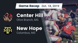 Recap: Center Hill  vs. New Hope  2019