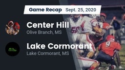 Recap: Center Hill  vs. Lake Cormorant  2020