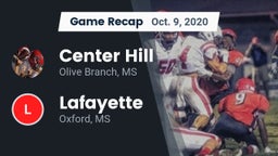 Recap: Center Hill  vs. Lafayette  2020