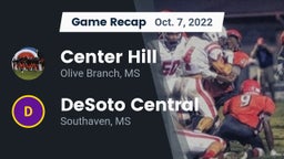 Recap: Center Hill  vs. DeSoto Central  2022