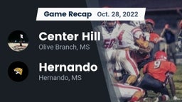Recap: Center Hill  vs. Hernando  2022