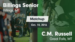 Matchup: Billings Senior High vs. C.M. Russell  2016