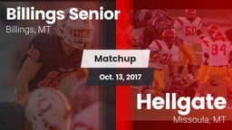 Matchup: Billings Senior High vs. Hellgate  2017