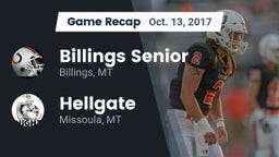 Recap: Billings Senior  vs. Hellgate  2017
