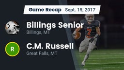 Recap: Billings Senior  vs. C.M. Russell  2017