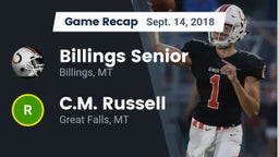 Recap: Billings Senior  vs. C.M. Russell  2018