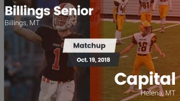 Matchup: Billings Senior High vs. Capital  2018