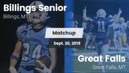 Matchup: Billings Senior High vs. Great Falls  2019