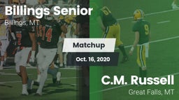 Matchup: Billings Senior High vs. C.M. Russell  2020