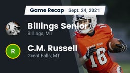 Recap: Billings Senior  vs. C.M. Russell  2021