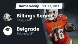Recap: Billings Senior  vs. Belgrade  2021
