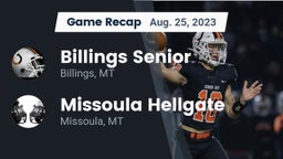 Recap: Billings Senior  vs. Missoula Hellgate  2023