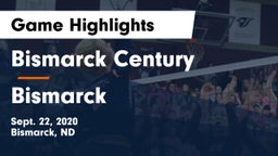 Bismarck Century  vs Bismarck  Game Highlights - Sept. 22, 2020