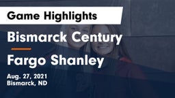 Bismarck Century  vs Fargo Shanley  Game Highlights - Aug. 27, 2021