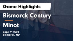 Bismarck Century  vs Minot  Game Highlights - Sept. 9, 2021