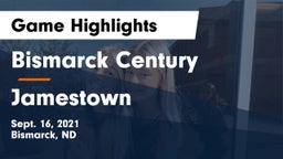 Bismarck Century  vs Jamestown  Game Highlights - Sept. 16, 2021