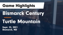 Bismarck Century  vs Turtle Mountain  Game Highlights - Sept. 23, 2021