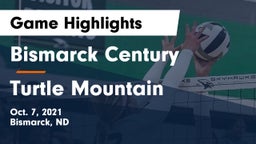 Bismarck Century  vs Turtle Mountain  Game Highlights - Oct. 7, 2021