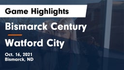 Bismarck Century  vs Watford City  Game Highlights - Oct. 16, 2021