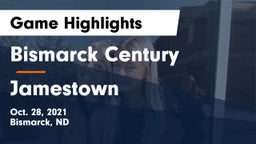 Bismarck Century  vs Jamestown  Game Highlights - Oct. 28, 2021