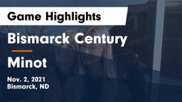 Bismarck Century  vs Minot  Game Highlights - Nov. 2, 2021