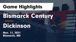 Bismarck Century  vs Dickinson  Game Highlights - Nov. 11, 2021