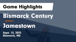Bismarck Century  vs Jamestown  Game Highlights - Sept. 13, 2022