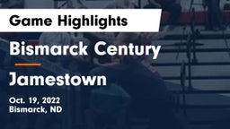 Bismarck Century  vs Jamestown  Game Highlights - Oct. 19, 2022