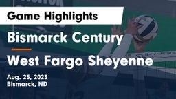 Bismarck Century  vs West Fargo Sheyenne  Game Highlights - Aug. 25, 2023