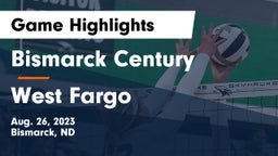 Bismarck Century  vs West Fargo  Game Highlights - Aug. 26, 2023