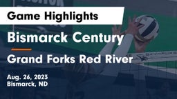 Bismarck Century  vs Grand Forks Red River Game Highlights - Aug. 26, 2023