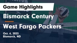 Bismarck Century  vs West Fargo Packers Game Highlights - Oct. 6, 2023