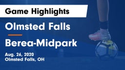 Olmsted Falls  vs Berea-Midpark  Game Highlights - Aug. 26, 2020
