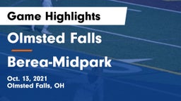 Olmsted Falls  vs Berea-Midpark  Game Highlights - Oct. 13, 2021