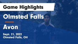 Olmsted Falls  vs Avon  Game Highlights - Sept. 21, 2022