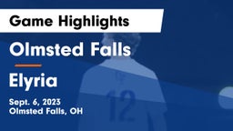 Olmsted Falls  vs Elyria  Game Highlights - Sept. 6, 2023