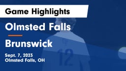 Olmsted Falls  vs Brunswick  Game Highlights - Sept. 7, 2023