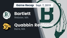 Recap: Bartlett  vs. Quabbin Regional  2019