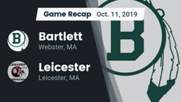Recap: Bartlett  vs. Leicester  2019