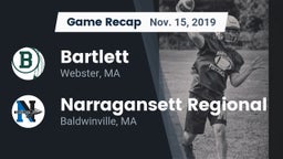 Recap: Bartlett  vs. Narragansett Regional  2019
