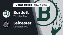 Recap: Bartlett  vs. Leicester  2023