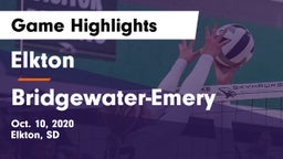 Elkton  vs Bridgewater-Emery Game Highlights - Oct. 10, 2020